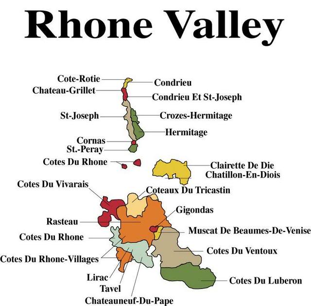 rhone wine maps rhone wine maps